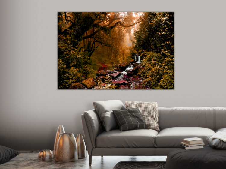 Canvas Art Print Autumn Waterfall 98192 additionalImage 3