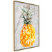 Poster Pineapple on Concrete - composition with a tropical fruit and white texts 114303 additionalThumb 12