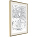 Wall Poster Hamburg Map - black and white map of the German city on a light background 114403 additionalThumb 2