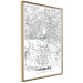 Wall Poster Hamburg Map - black and white map of the German city on a light background 114403 additionalThumb 12