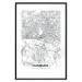 Wall Poster Hamburg Map - black and white map of the German city on a light background 114403 additionalThumb 17