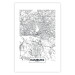 Wall Poster Hamburg Map - black and white map of the German city on a light background 114403 additionalThumb 25