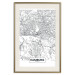 Wall Poster Hamburg Map - black and white map of the German city on a light background 114403 additionalThumb 19