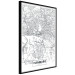Wall Poster Hamburg Map - black and white map of the German city on a light background 114403 additionalThumb 10