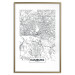 Wall Poster Hamburg Map - black and white map of the German city on a light background 114403 additionalThumb 14