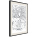 Wall Poster Hamburg Map - black and white map of the German city on a light background 114403 additionalThumb 3