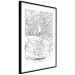 Wall Poster Hamburg Map - black and white map of the German city on a light background 114403 additionalThumb 11
