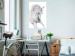 Wall Poster White Horse - black and white sketched portrait of a majestic animal 116503 additionalThumb 17