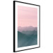 Wall Poster Sunrise Mountains - mountainous landscape against a pink sky backdrop 116703 additionalThumb 13
