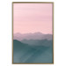 Wall Poster Sunrise Mountains - mountainous landscape against a pink sky backdrop 116703 additionalThumb 20