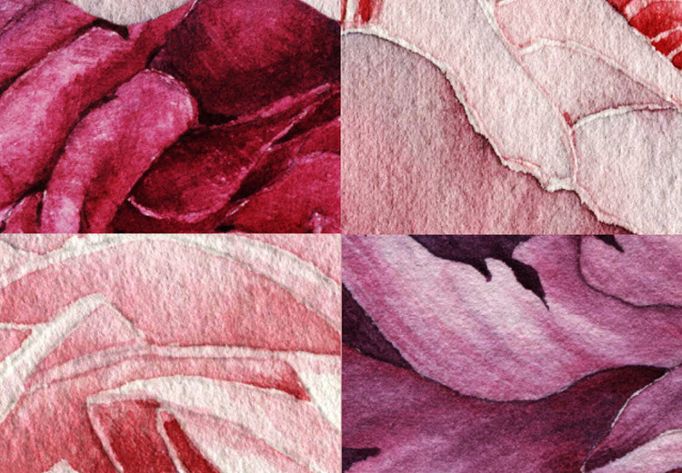 Canvas Print Flower madness - collage of pink and purple plant petals 118303 additionalImage 5