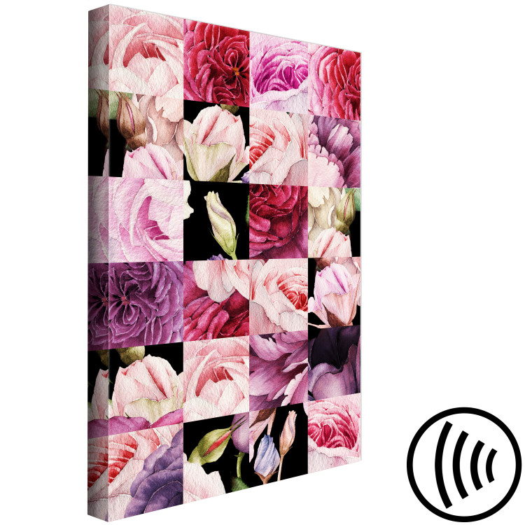 Canvas Print Flower madness - collage of pink and purple plant petals 118303 additionalImage 6