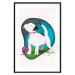 Poster Dog and Ball - colorful composition for children with a puppy on the grass 118703 additionalThumb 15