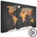 Canvas Print World Map: Secrets of the Earth (3 Parts) 122203 additionalThumb 6