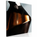 Canvas Art Print Brass objects - abstract motif in dark metallic shades 122303 additionalThumb 2