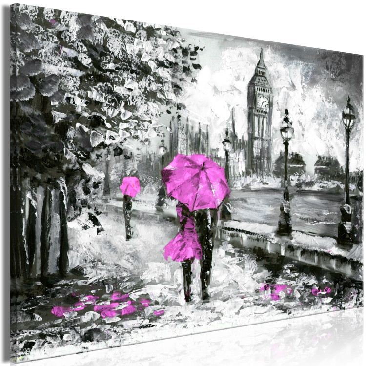 Canvas Walk in London (1 Part) Wide Pink 123103 additionalImage 2