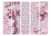 Room Divider Screen Pastel Mandala II - pink flower motif on a background of oriental patterns 123303 additionalThumb 3