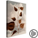 Canvas Autumn twig against the sky - botanical motif with white clouds 123603 additionalThumb 6