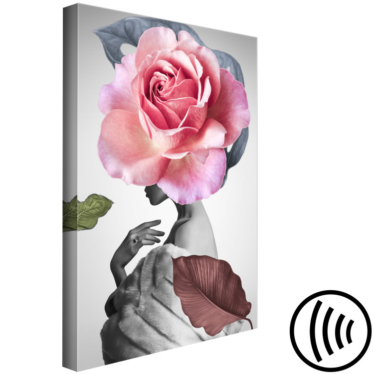 Canvas Rose and Fur (1 Part) Vertical 127303 additionalImage 6