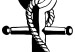 Canvas Black English Raise the anchor sign - a marine composition 127803 additionalThumb 4
