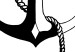 Canvas Black English Raise the anchor sign - a marine composition 127803 additionalThumb 5