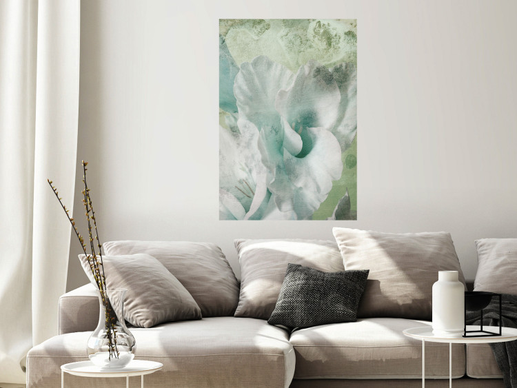 Wall Poster Minty Haze - abstract green composition in artistic style 127903 additionalImage 2