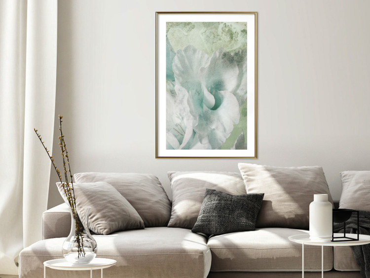 Wall Poster Minty Haze - abstract green composition in artistic style 127903 additionalImage 13