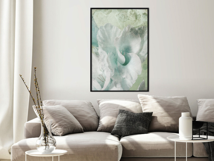 Wall Poster Minty Haze - abstract green composition in artistic style 127903 additionalImage 4