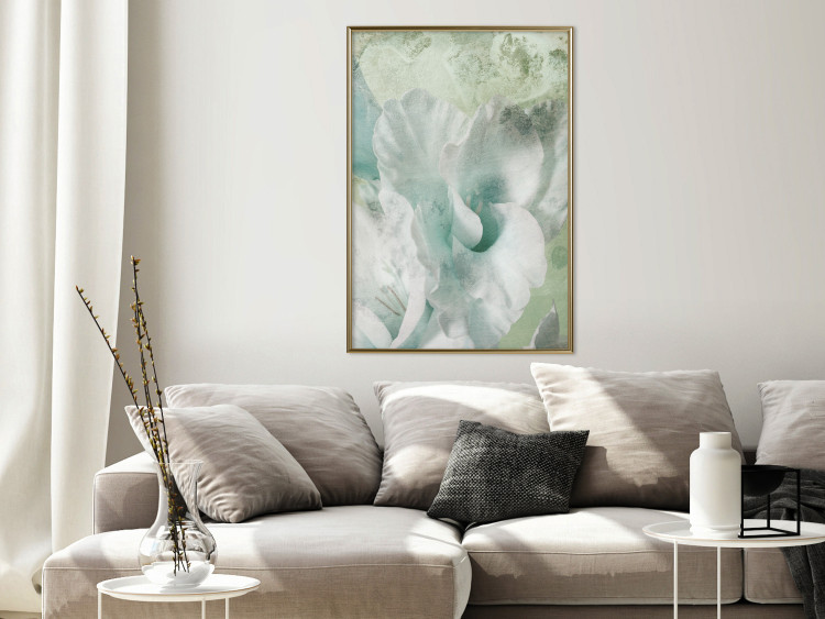 Wall Poster Minty Haze - abstract green composition in artistic style 127903 additionalImage 5