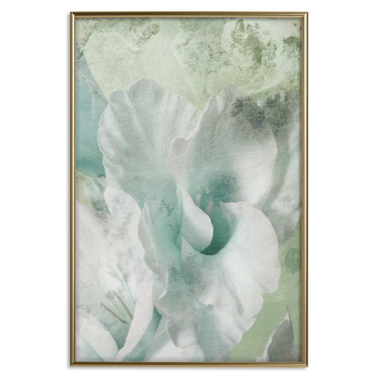 Wall Poster Minty Haze - abstract green composition in artistic style 127903 additionalImage 17