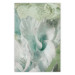 Wall Poster Minty Haze - abstract green composition in artistic style 127903