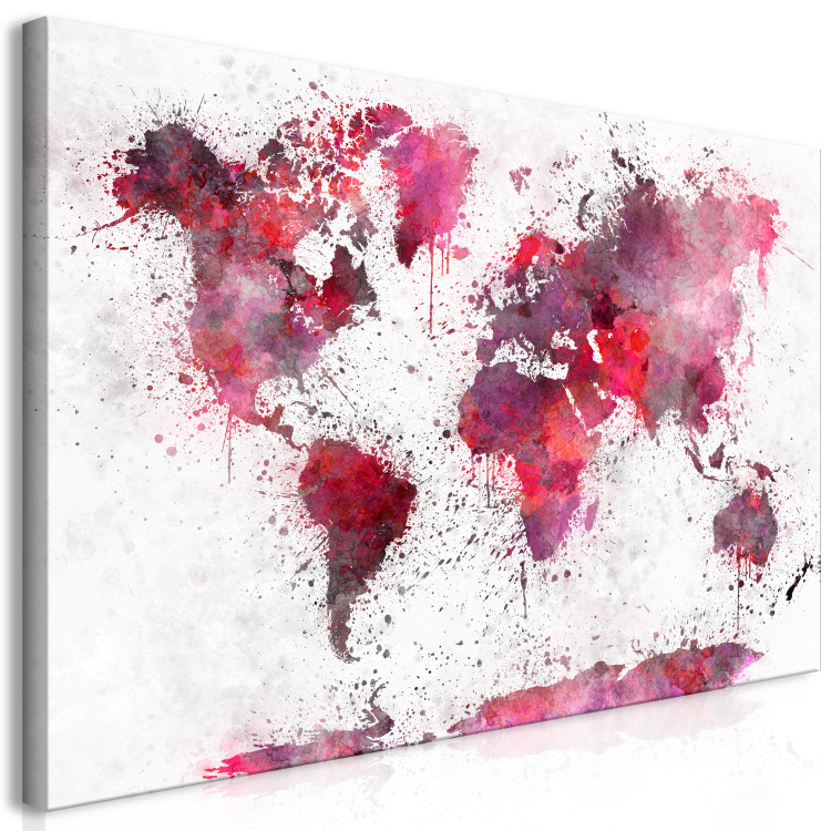Large canvas print Bloody Map II [Large Format] 128703 additionalImage 2