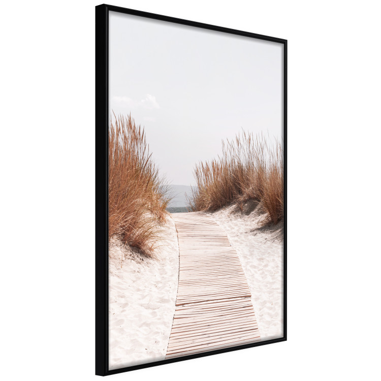Wall Poster Soft Rustle - seascape of sandy beach against a bright sky 129503 additionalImage 13