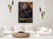 Wall Poster Jungle Scent - golden abstraction with luxury-themed text 131803 additionalThumb 5