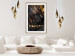 Wall Poster Jungle Scent - golden abstraction with luxury-themed text 131803 additionalThumb 13