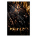 Wall Poster Jungle Scent - golden abstraction with luxury-themed text 131803