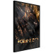 Wall Poster Jungle Scent - golden abstraction with luxury-themed text 131803 additionalThumb 11