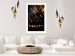 Wall Poster Jungle Scent - golden abstraction with luxury-themed text 131803 additionalThumb 3
