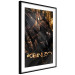 Wall Poster Jungle Scent - golden abstraction with luxury-themed text 131803 additionalThumb 6