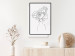 Poster Above Flowers - abstract line art of a woman with flowers in her hair 132203 additionalThumb 7