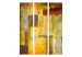 Room Separator Orange Shade of Expression (3-piece) - colorful abstraction 133003 additionalThumb 3