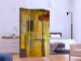Room Separator Orange Shade of Expression (3-piece) - colorful abstraction 133003 additionalThumb 2