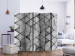 Room Divider Gray Triangles II (5-piece) - geometric composition in shapes 133503 additionalThumb 2