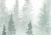Canvas Print Misty Scandinavian Forest (1-piece) Wide - landscape of trees in fog 134603 additionalThumb 4