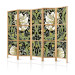 Folding Screen Beauty of Sketch II (5-piece) - composition of flowers and green plants 136103 additionalThumb 5