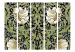 Folding Screen Beauty of Sketch II (5-piece) - composition of flowers and green plants 136103 additionalThumb 3