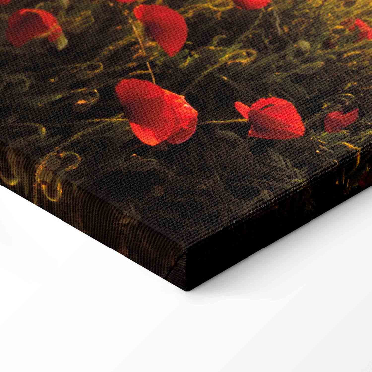 Canvas Poppy Field (1-piece) Wide - landscape of a field of red flowers 137503 additionalImage 12