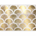 Photo Wallpaper Abstract - gold fan motif in art deco style on white background 143203 additionalThumb 1