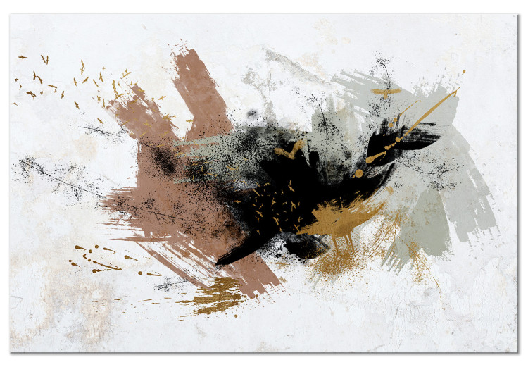 Canvas Print Expressive Vertigo - Abstract Brush Strokes 145503