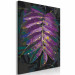 Paint by Number Kit Jungle Vegetation - Large Purple Leaf With Raindrops 146203 additionalThumb 6